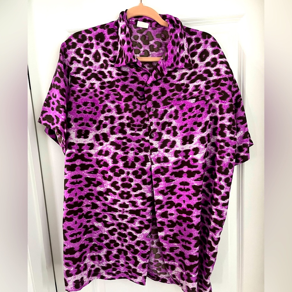 Men's Cheetah Print Shirt